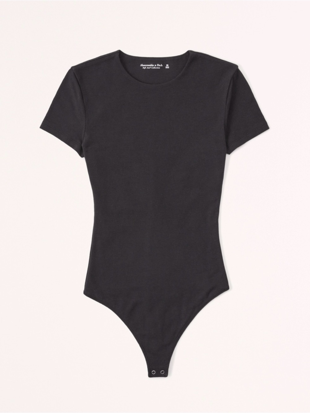 Abercrombie & Fitch Black Crew Neck Tee - Soft A&F Collection